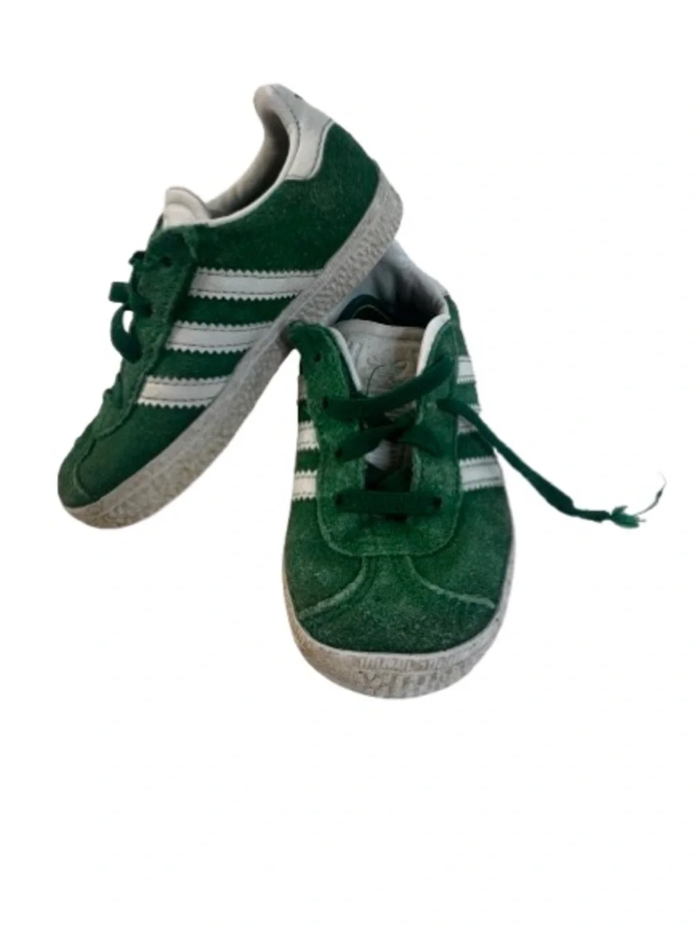 Adidas Gazelle Kids Green Suede Sneakers